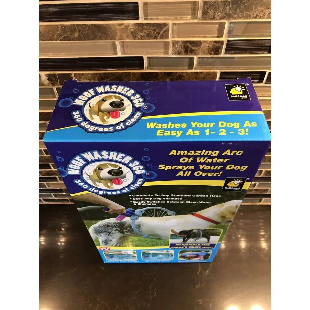 Woof Washer Pet Washer Clean Dog Washing Station Bath for Dog- 360 As Seen On TV